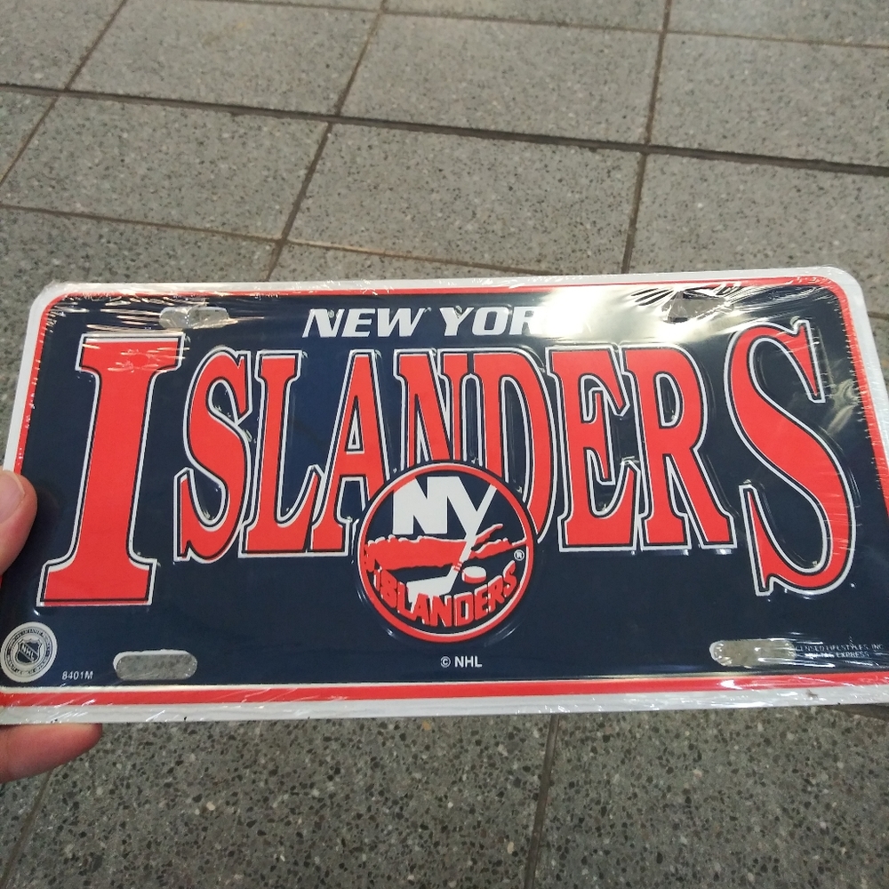 New York Islanders license plate